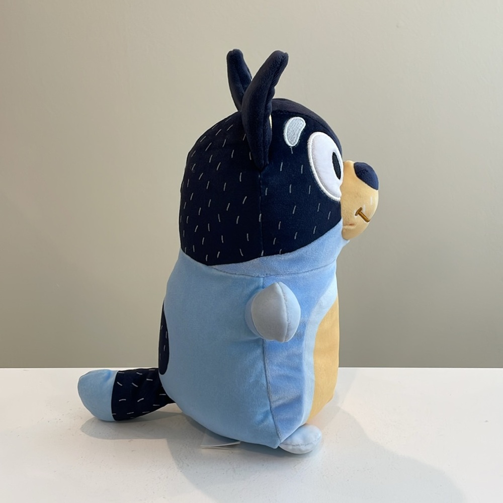 NWT 10” Disney Bandit Hugmees Squishmallow from Bluey Series - Picture 2 of 6